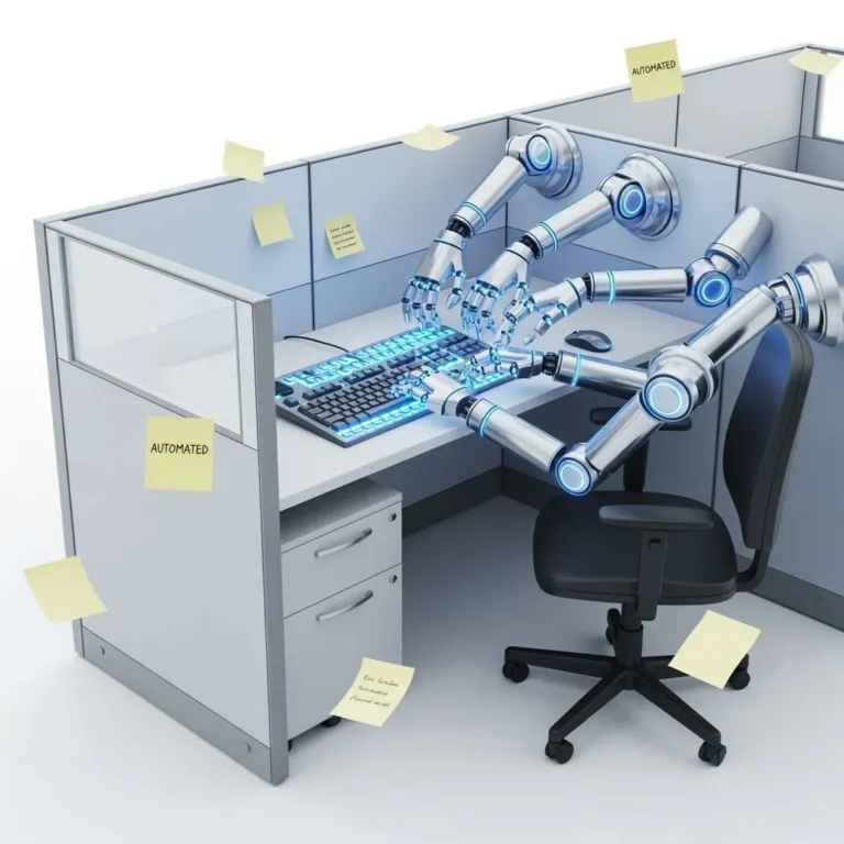 Cubicle Replaced By Robotic Arms