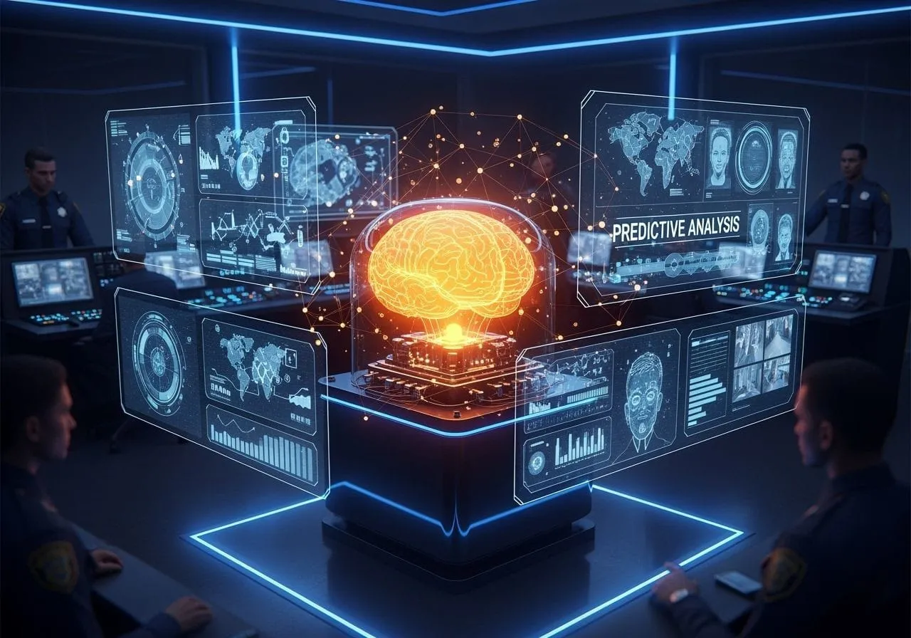 Predictive Analysis Law Enforcement Control Room