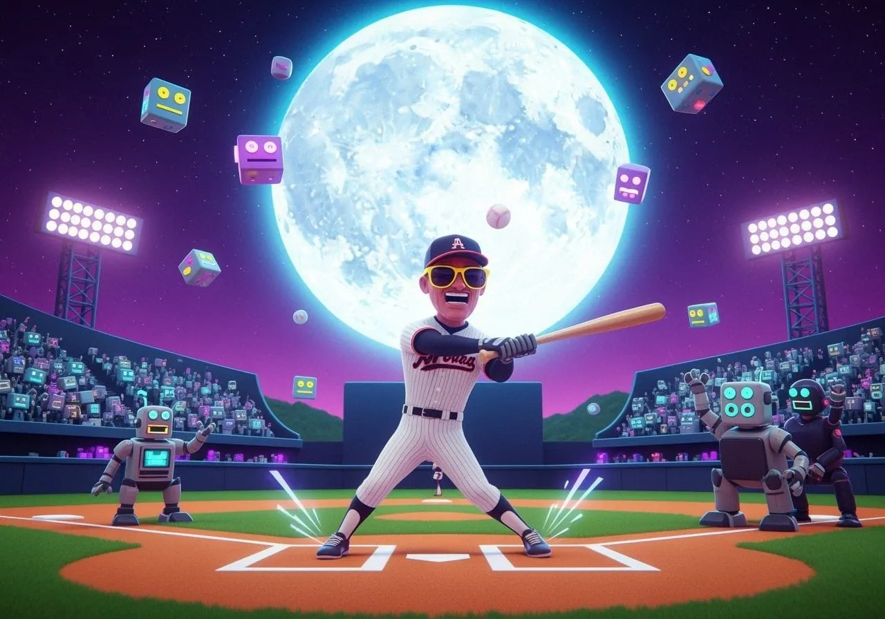 Retro Futuristic Baseball Game