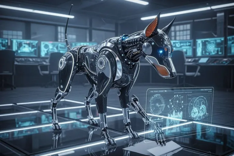 Futuristic Watch Dog Ai Surveillance