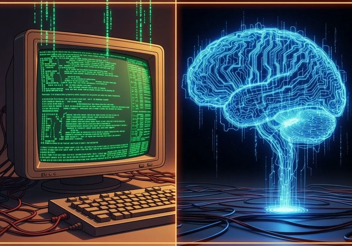 Green Screen Terminal Neural Network Brain
