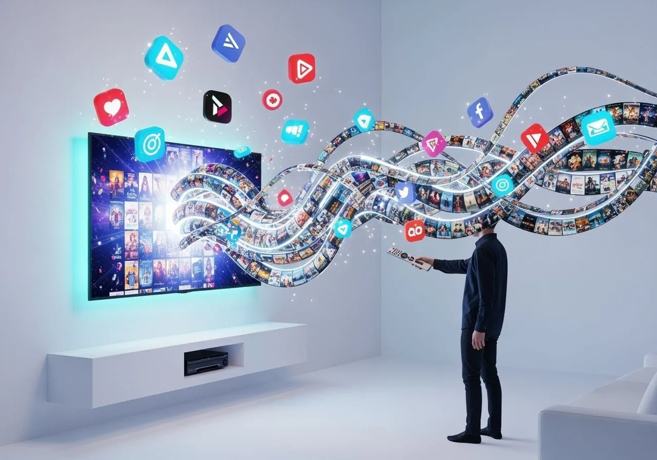 Surreal Living Room Exorcism Smart Tv