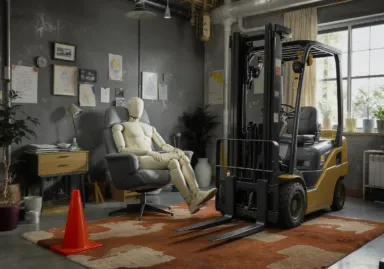 Empathy Firmware: Why Your Forklift Smiles While It Manages You