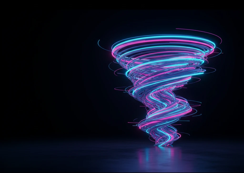 Ribbon tornado right biased