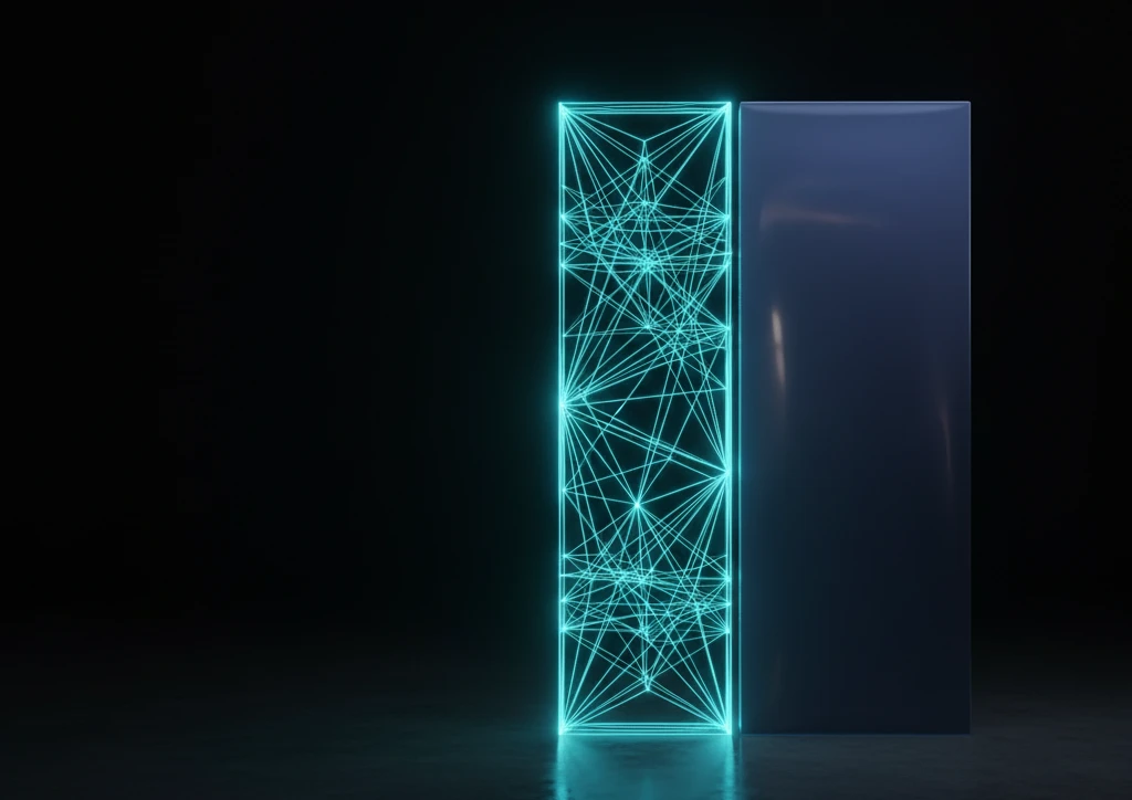 Wireframe to solid panel right