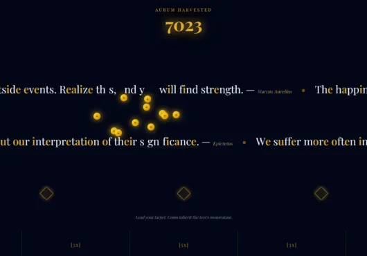 The Golden Stoic | Physics Idle Game & Clicker