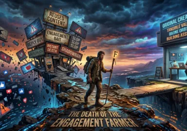 The Algorithm Purge: Why Engagement Bait Won&rsquo;t Scale Your New Account